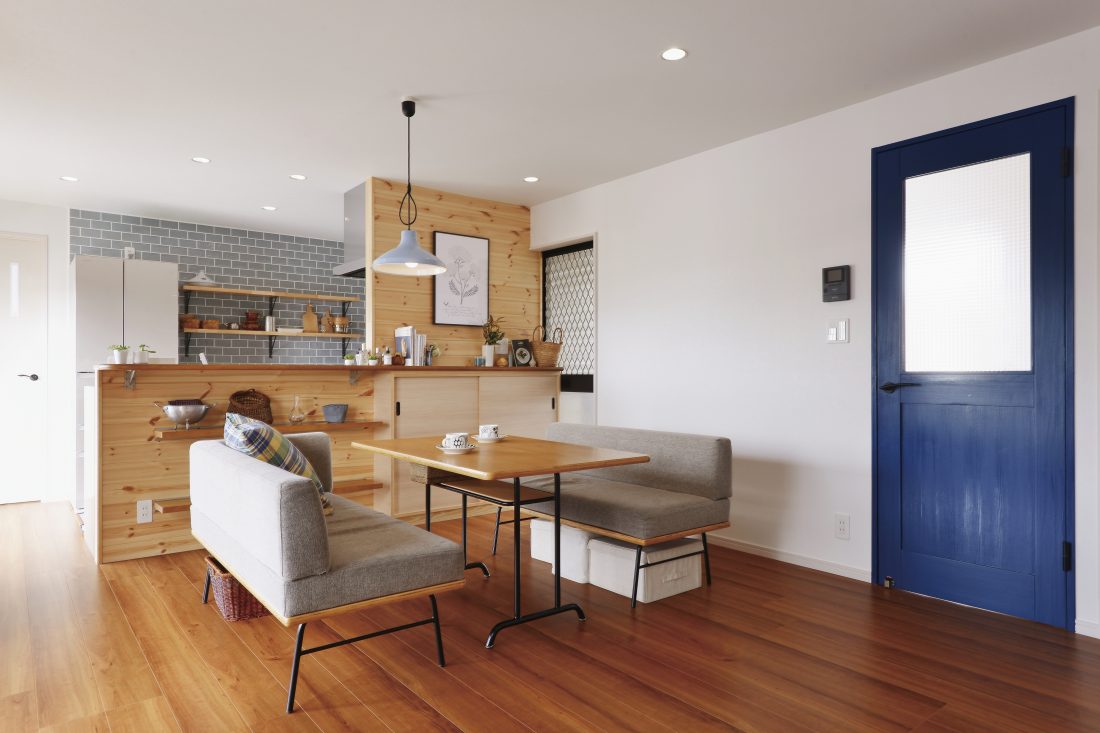 自然素材を活かしたナチュラルな北欧テイストに